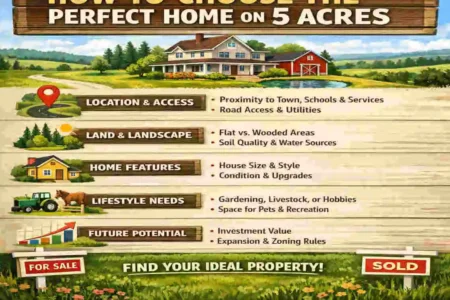 Homes on 5 Acres
