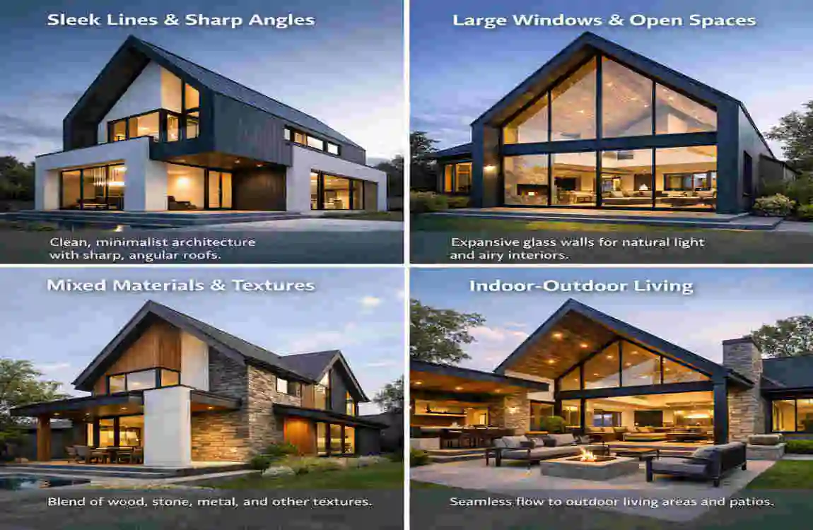 Modern Pitched Roof Homes