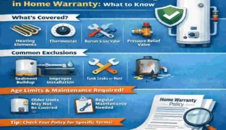 is water heater covered under home warranty