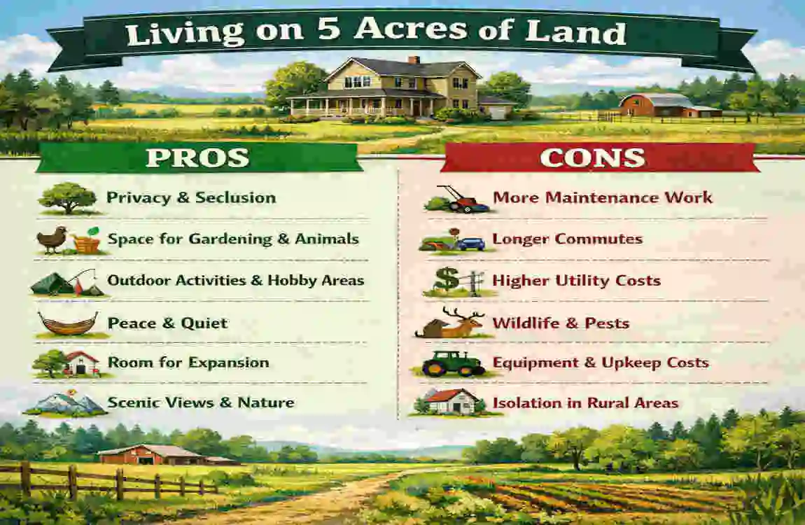 Homes on 5 Acres