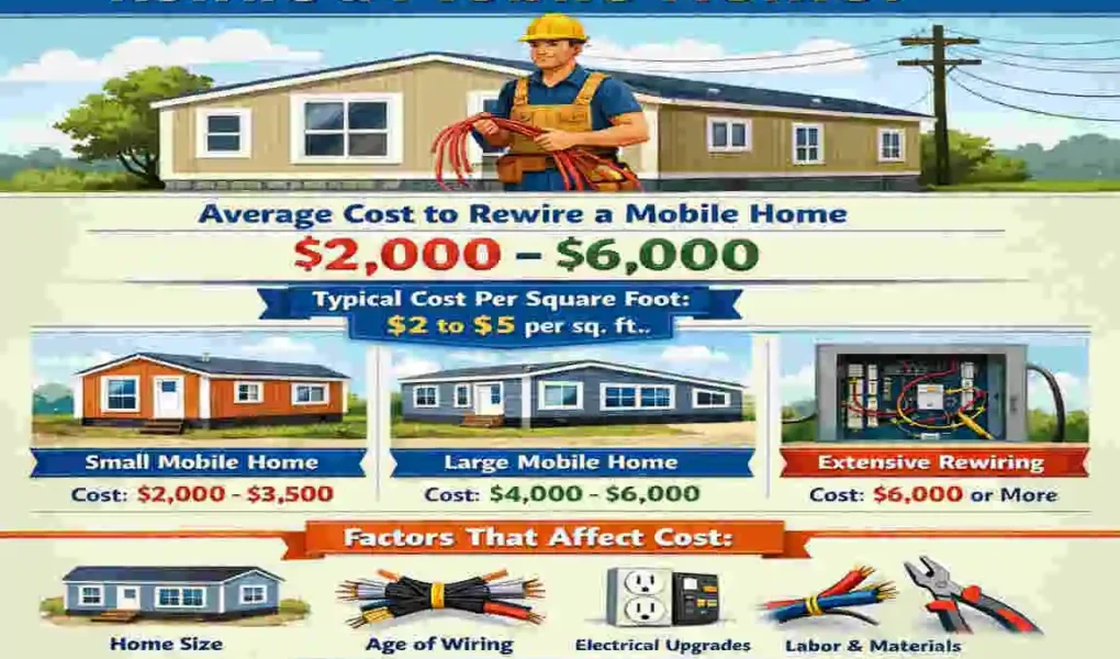 how much to rewire a mobile home