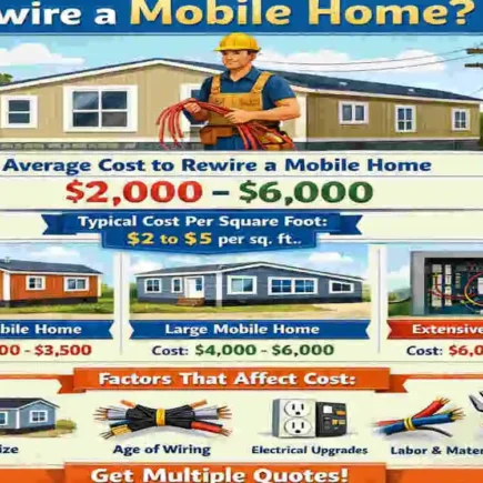 how much to rewire a mobile home