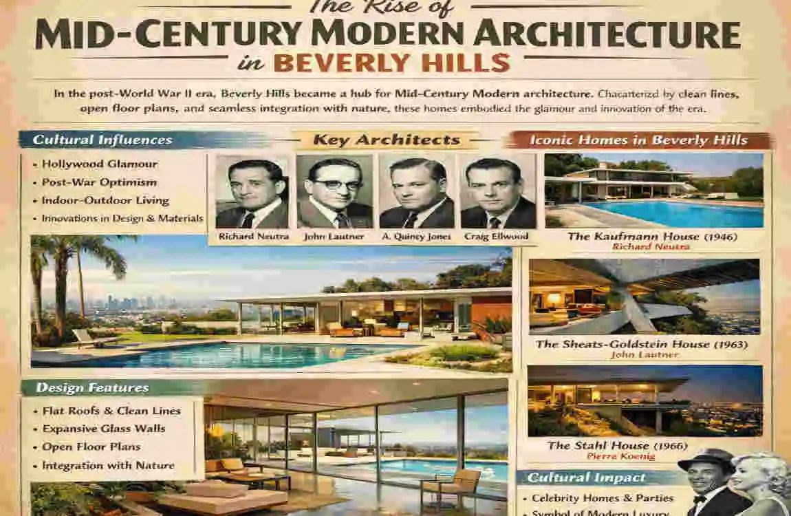 mid century celebrity house beverly hills