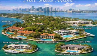 celebrity houses on star island miami
