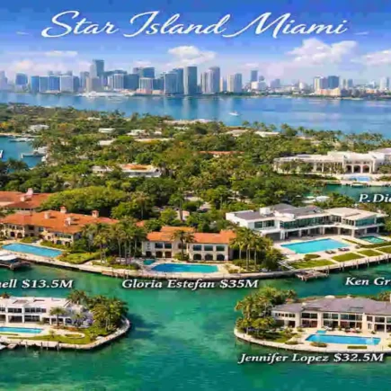 celebrity houses on star island miami