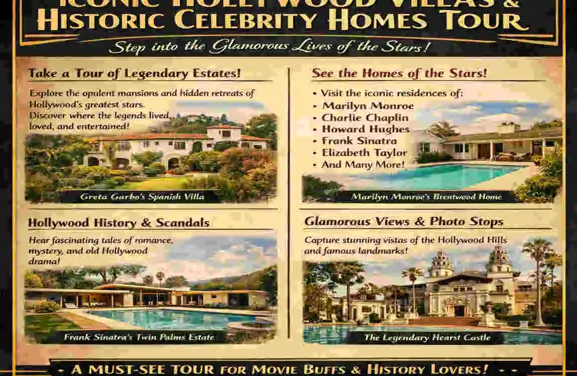 hollywood celebrity home tours