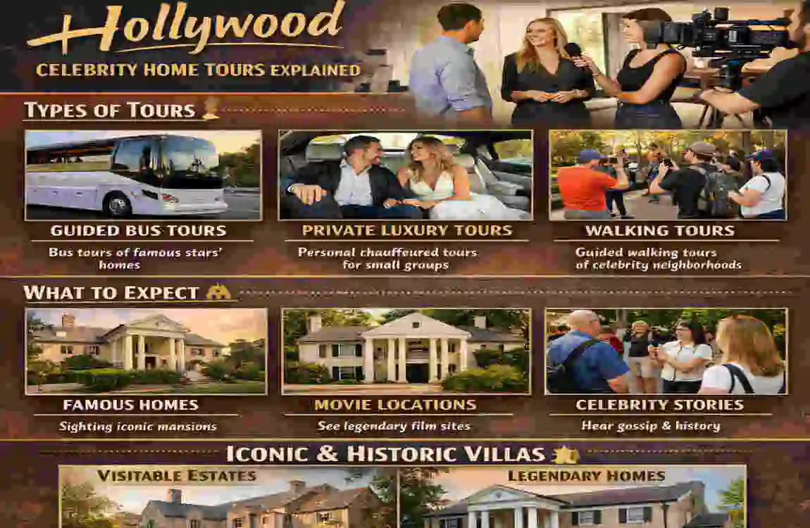 hollywood celebrity home tours