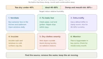 how to control moisture in house