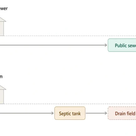 is my house septic or sewer