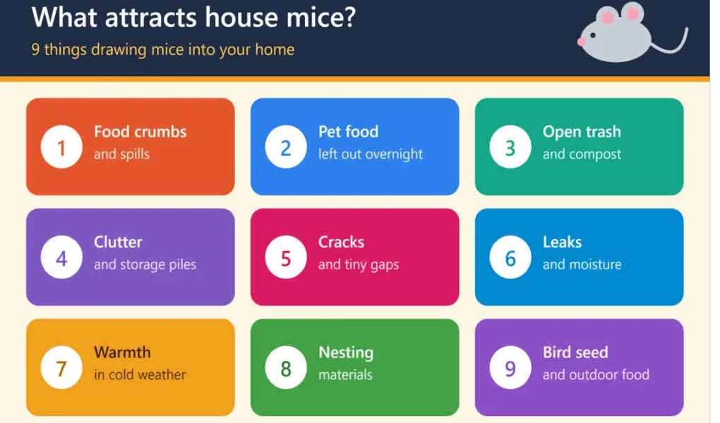 what attracts house mice