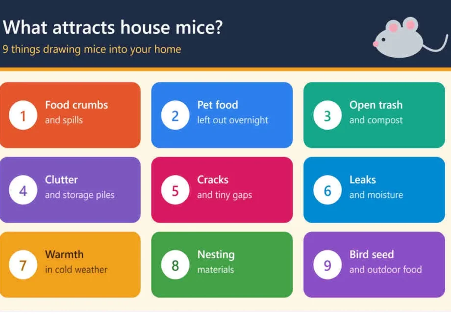 what attracts house mice